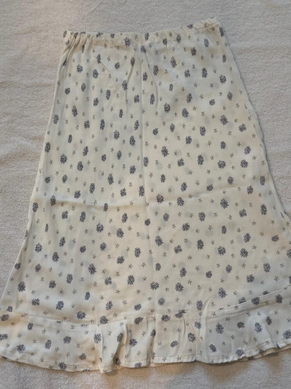 Made in Vermont silky rayon summer skirt